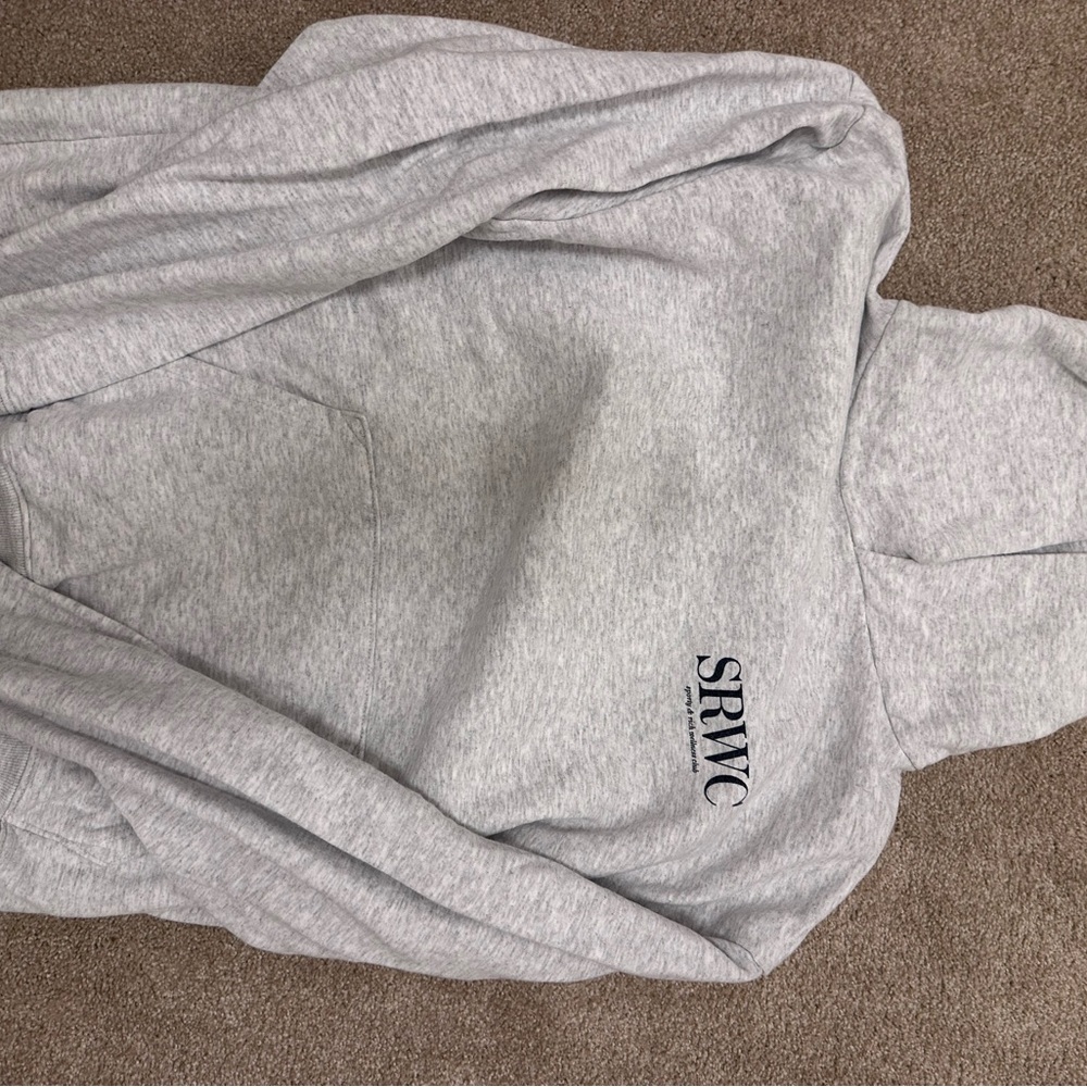 Sporty & Rich Light Gray Hoodie